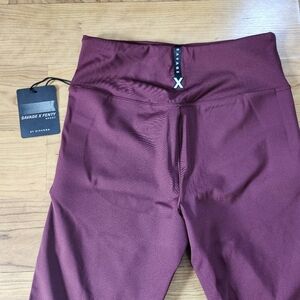 Savage X Fenty Burgundy Leggings